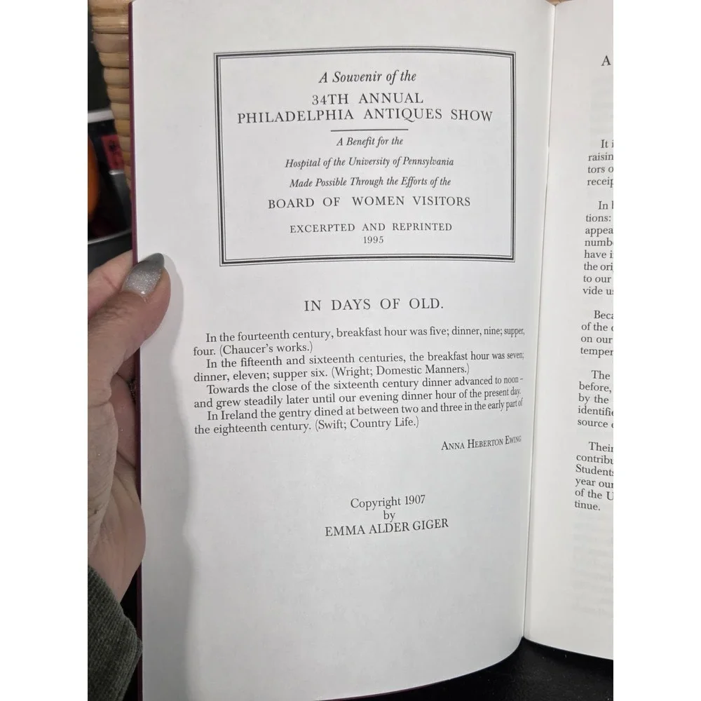 The‎ Colonial Receipt Book: Celebrated Old Receipts Booklet Reprint 1995